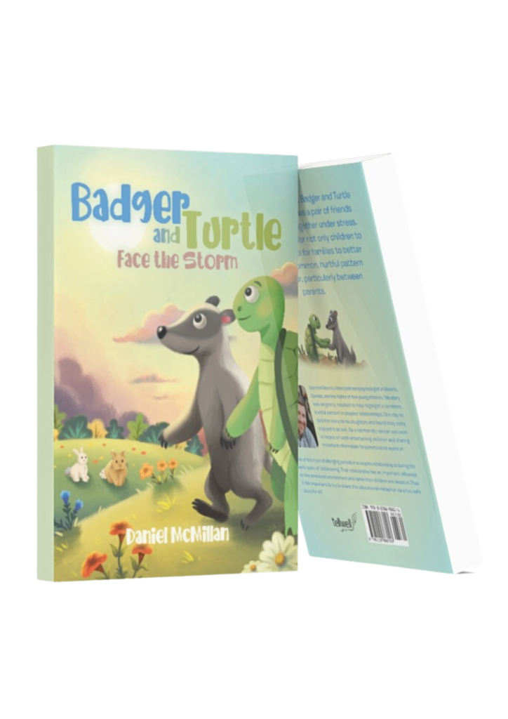 Kids book Badger and Turtle: Face the Storm by Daniel McMillan