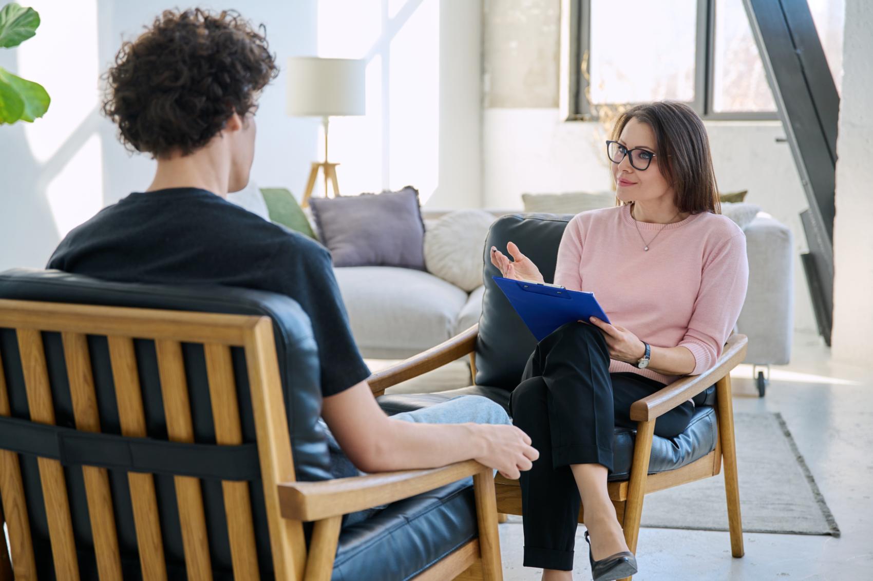 therapy session for adults that are seeking counselling